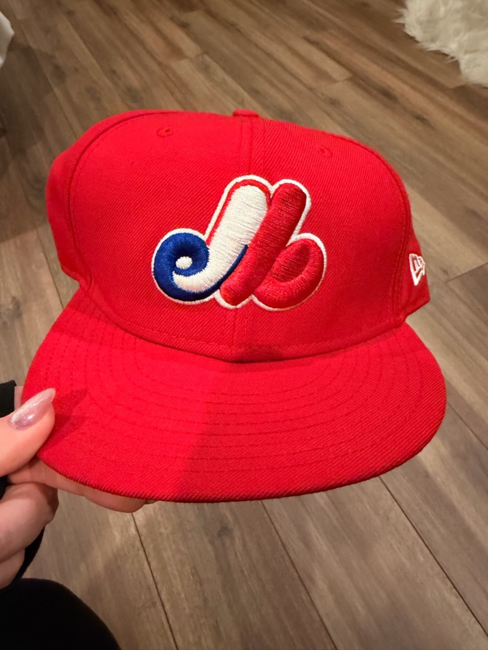 7 1/2 New Era Red 59FIFTY Fitted Baseball Cap